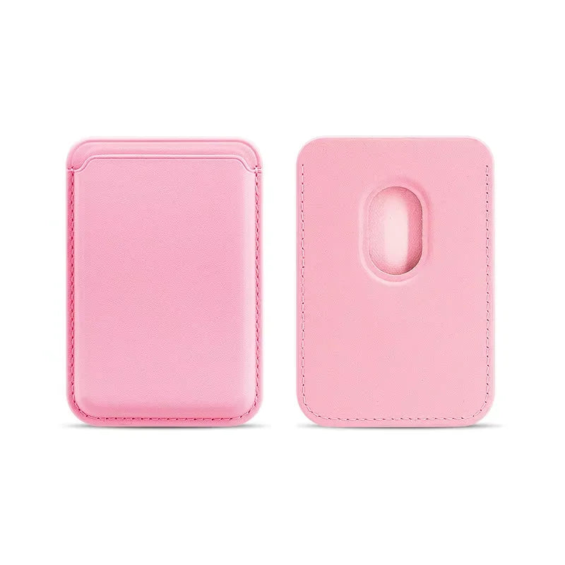 For Magsafe Magnetic Leather Wallet Case For iPhone  17 16 15 14 13 12 11 8  Samsung Huawei Card Holder with Magnet Covers
