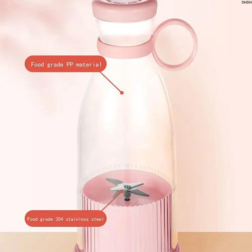 Portable Rechargeable Fruit & Smoothie Blender with 6-Blade High-Speed Motor & USB Charging (Velant)